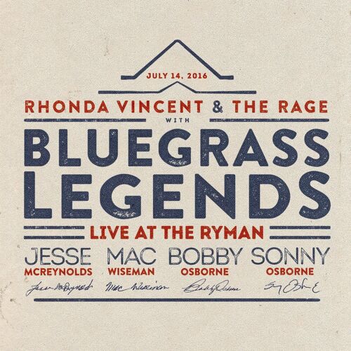 Rhonda Vincent With Bluegrass Legends - Live At The Ryman Dvd - Concert