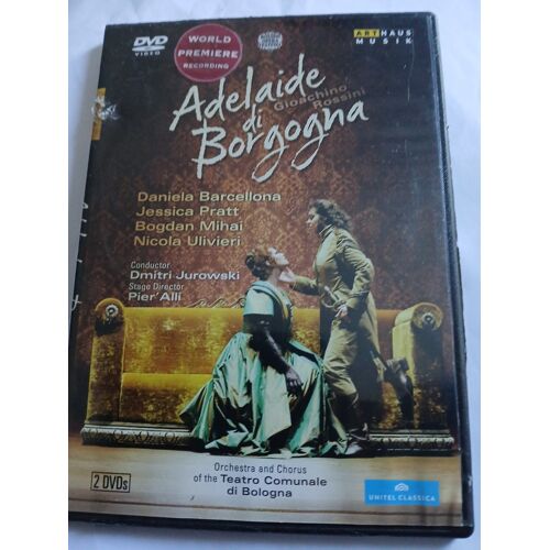 Rossini Adelaide Di Borgogna 2 +Extras Daniela Barcellona Jessica Pratt All Dvd