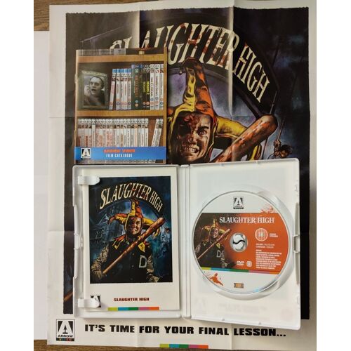 Slaughter High - Arrow Video Avec Poster - Dvd Horreur