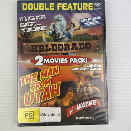 Heldorado & The Man From Utah - Double Film Dvd Toutes Régions