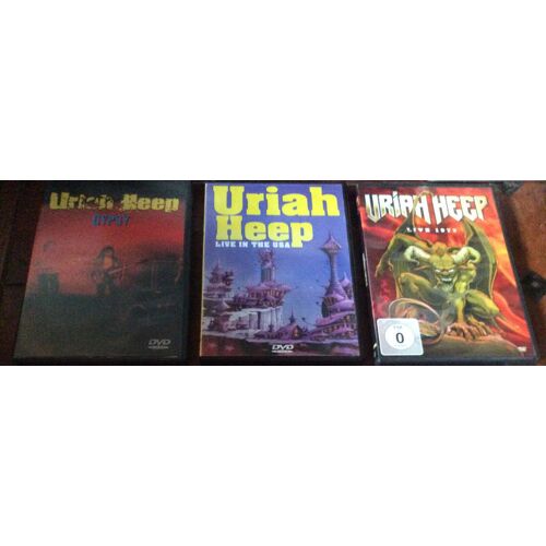 Uriah Heep Live Usa + Live + Gypsy Dvd (1975)