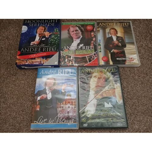 Lot De 5 Concerts Live D'andre Rieu En Dvd