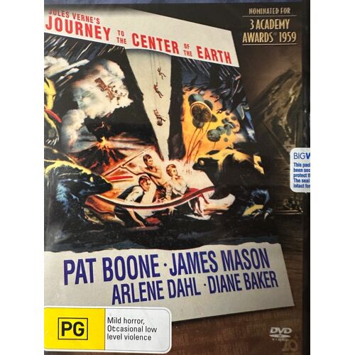 Journey To The Centre Of The Earth Pat Boone - Dvd (1959)