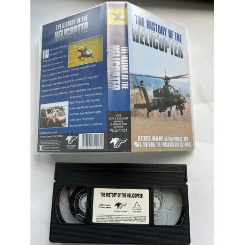 Aviation History - The History Of The Helicopter - Vhs Video / Dvd