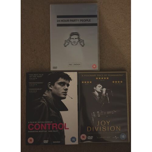 Joy Division Factory Bundle - 24 Hour Party People Control Hmv Dvd
