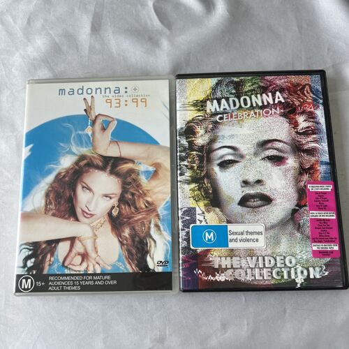 Madonna Dvds 90s 00s Pop Music Merchandise Celebration Concert Collection