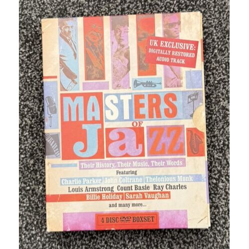 Masters Of Jazz Box Set Charlie Parker John Coltrane & More Dvd