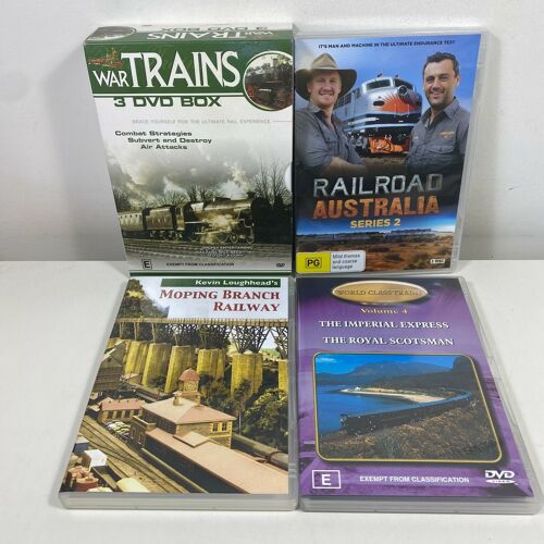 Lot 6 Dvd Railways Related Movies/Tv Series : Films Et Séries Sur Les Chemins De Fer