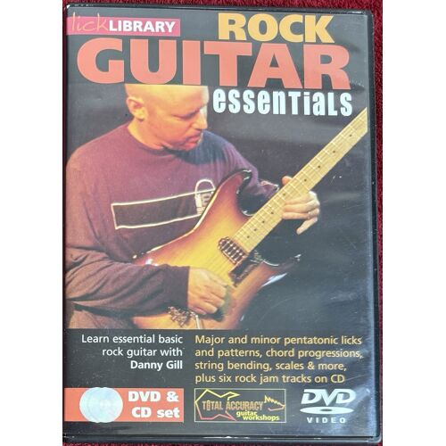 Lick Library Rock Guitar Essentials /Cd By Danny Dvd
