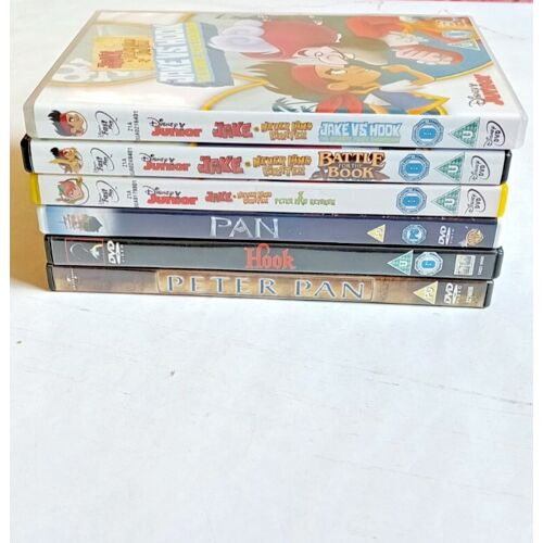 Lot De 6 Dvd Peter Pan - Jake Vs Hook, La Bataille Pour Le Livre
