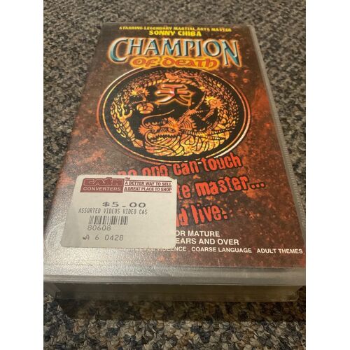 Dvd Champion Of Death - Sonny Chiba (1975)