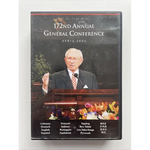 Dvd 172nd Annual Conference The Church Of Jesus Christ (2002)