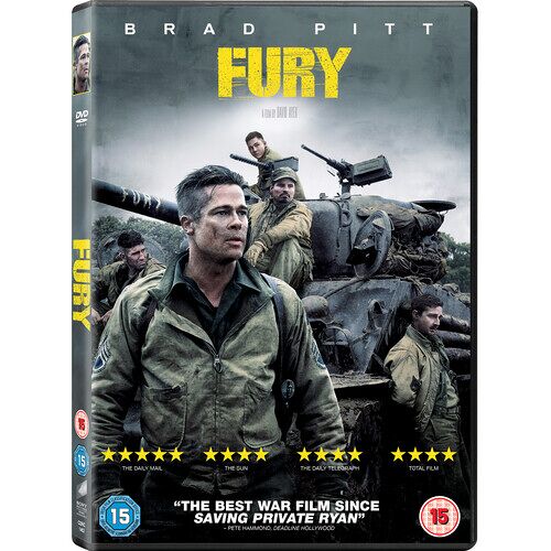 Fury - Film De Guerre Intense Avec Brad Pitt (2015) Dvd