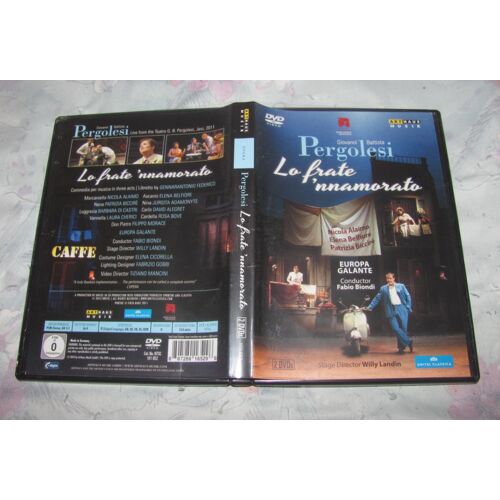 Dvd Opéra : Pergolesi - Lo Frate Nnamorato