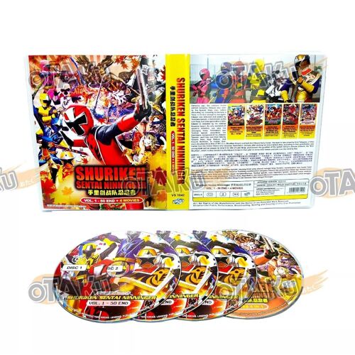 Shuriken Sentai Ninninger - Intégrale Série Tv Dvd (50 Épisodes + 4 Films) - Zone 2