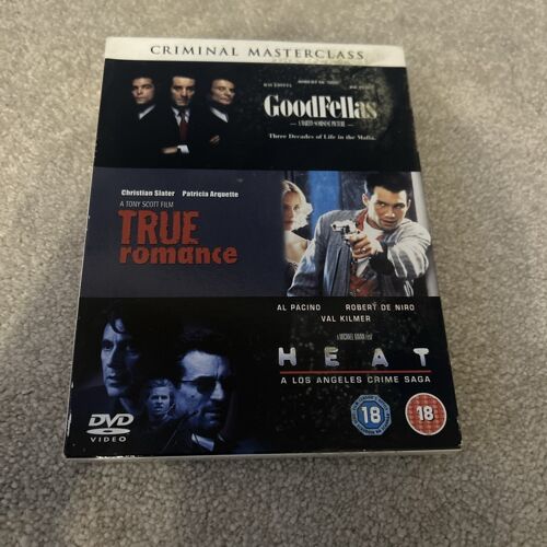 Criminal Masterclass - Coffret Dvd (2006) Goodfellas, True Romance, Heat