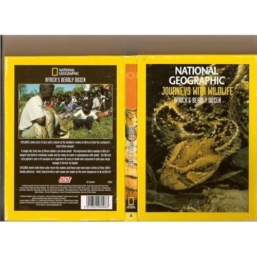 Africa's Deadly Dozen National Geographic 4 Dvd
