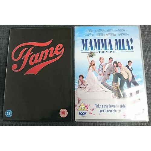 Mamma Mia And Fame - 2 Musical 's - Condition Dvd (1980)