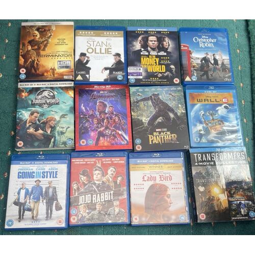 Lot De 12 Blu-Ray & Dvd : Transformers, Terminal - Blu-Ray & Dvd