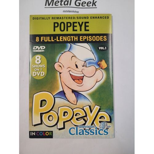 Popeye Digitally Remastered Vol.1 - Dvd