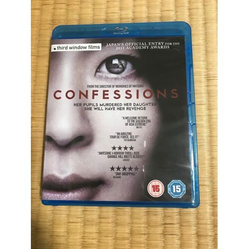 Confessions - Blu-Ray Uk & Dvd Japon