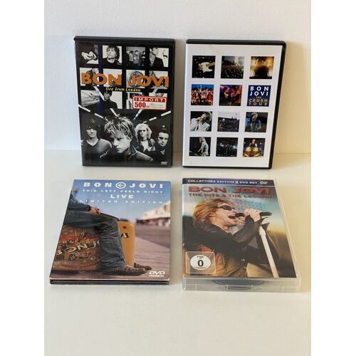 Lot 4 Dvd Bon Jovi
