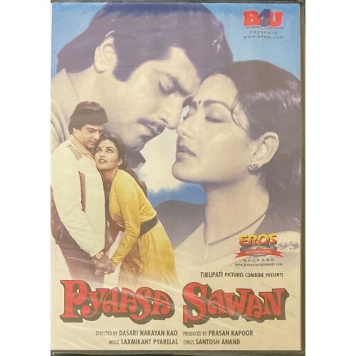 Pyaasa Sawan - Jeetendra, Moushumi Chatterjee - Bollywood Eros/B4u - Dvd