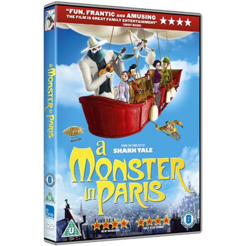 A Monster In Paris - Dvd (2012) Film D'animation De Bibo Bergeron