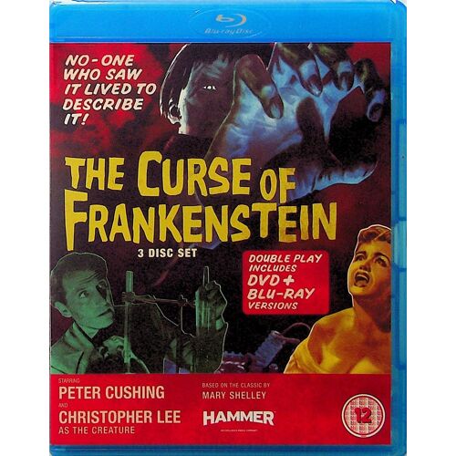 The Curse Of Frankenstein - Hammer Horror Blu-Ray & Dvd (Peter Cushing)