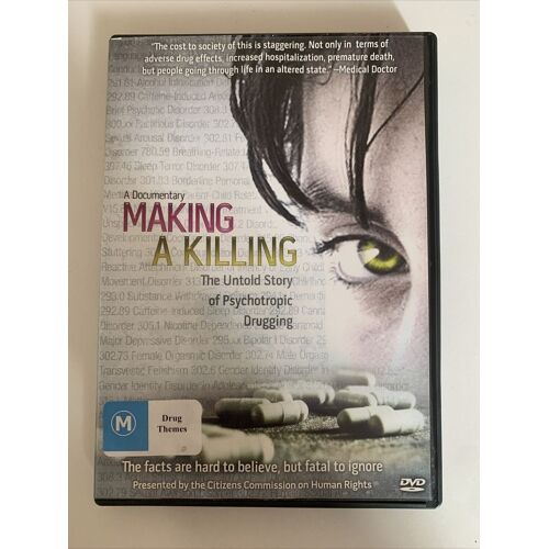 Making A Killing - The Untold Story Of Psychotropic Drugging Dvd (2008)