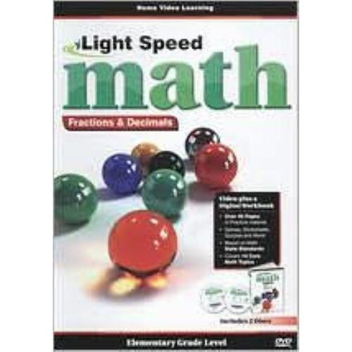 Light Speed Math Fractions & Decimals - Dvd