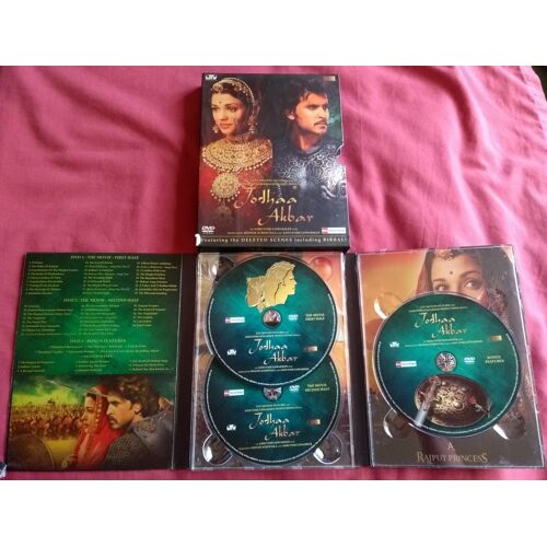 Jodhaa Akbar Set - Film Hindi, Sous-Titres Anglais - Dvd Épique