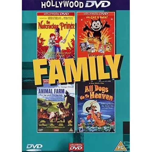 Family Dvd Pack: The Nutcracker Prince, Animal Farm, Felix The Cat, All Dogs (1994) Région 2