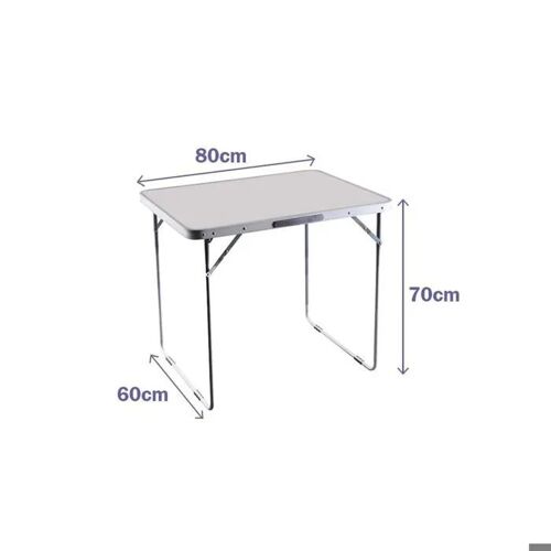 Table Pliable - Marbueno - 120 X 70 X 60 Cm - Acier - Pliable - Pour Extérieur