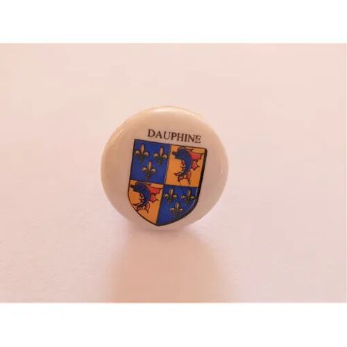 Pins Villes Regions Dauphine Blason Armoiries Porcelaine