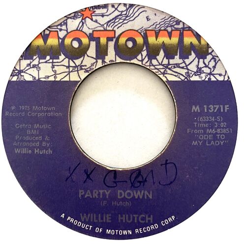 Willie Hutch - Party Down / Just Another Day (Motown)