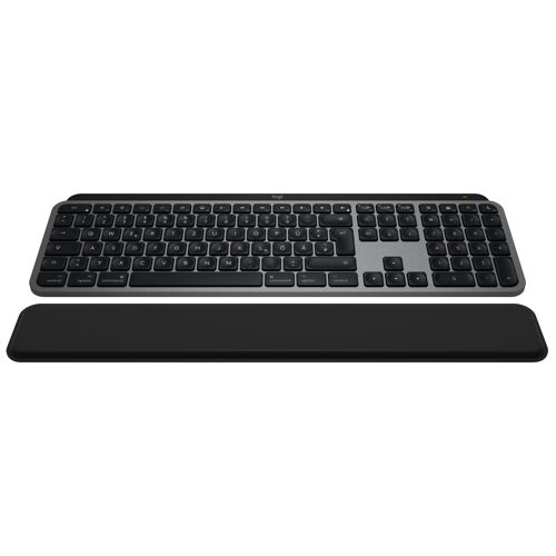 Logitech MX Keys S Combo for Mac Pack clavier souris maison/bureau Bluetooth QWERTZ Allemand Gris