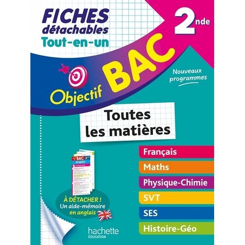 Objectif Bac Fiches Détachables Tout-En-Un 2nde