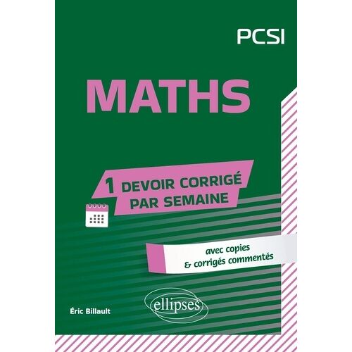 Maths - Pcsi