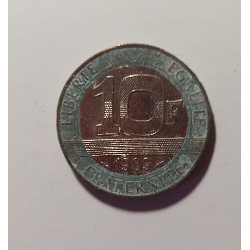 Pièce De Monnaie 10 Francs 1989