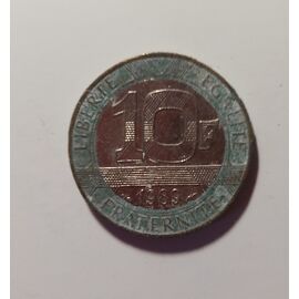 Pièce De Monnaie 10 Francs 1989