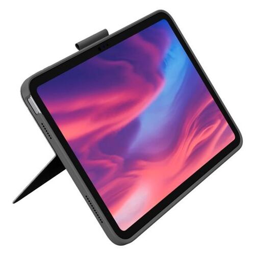 Logitech Combo Touch - Clavier et étui - avec trackpad - rétroéclairé - Apple Smart connector - AZERTY - Français - gris oxford - pour Apple 10.9-inch iPad (10ème génération)
