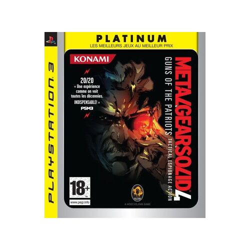 Metal Gear Solid 4 Guns Of The Patriots Platinum PS3