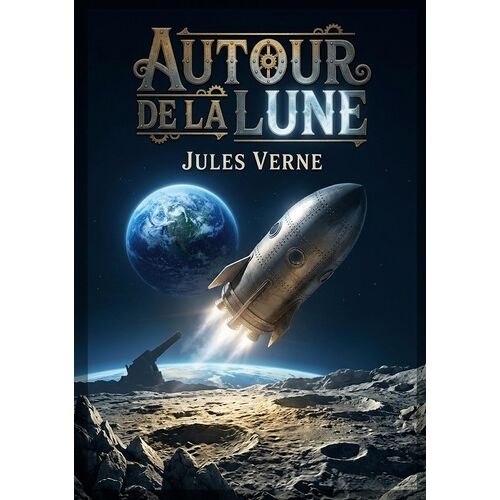 Autour De La Lune - Une Aventure Spatiale Palpitante Où L'ingéniosité Humaine Défie Les Limites De La Science Et De L'imagination, Propulsant Des Explorateurs Vers La Lune