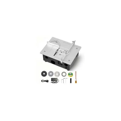 Mini Scie de Table Électrique 96W 5000RPM DIY – Machine de Découpe de Précision pour Bois Plastique PCB Aluminium