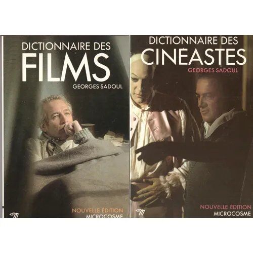 2 Dictionnaires De Cinéma De Georges Sadoul: Le Dictionnaire Des Films + Le Dictionnaire Des Cinéastes