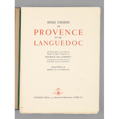 Sites Choisis De Provence Et De Languedoc