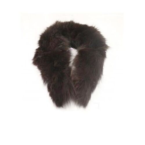 Col Fausse Fourrure 80 Cm Noir Haute Qualité Moelleuse Douce Confort Chaleur Ressemble Vraie Facile Utile Doublure Boutonnières Pr Blouson Parka Doudoune Veste Coupevent Blazer Manteau Protége Froid