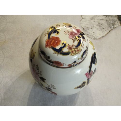 Très joli Pot à gingembre Mason's Ironstone England Mandalay 1900