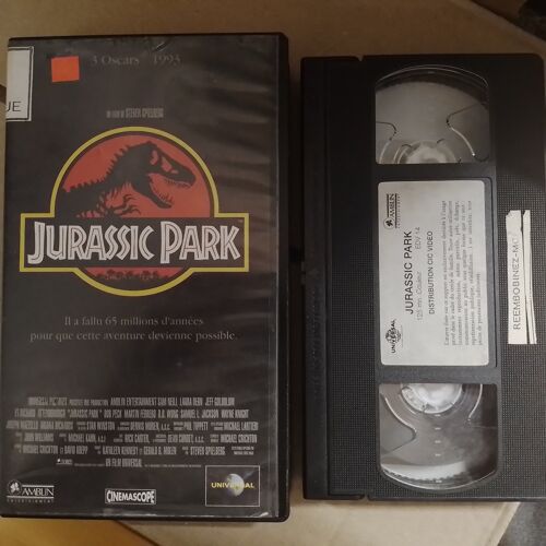 Cassette Vidéo Vhs - Jurassic Park - Sam Neill